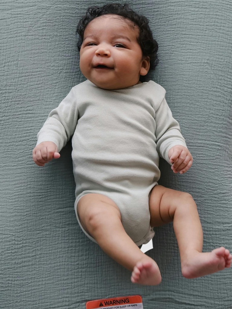 Snuggle Me Lounger Curve Muslin Cover