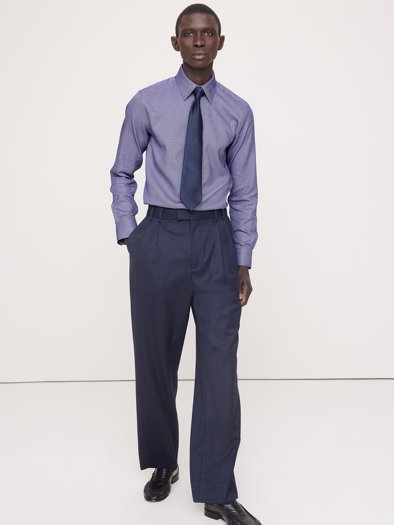 Slim-Fit Wrinkle-Resistant Dress Shirt