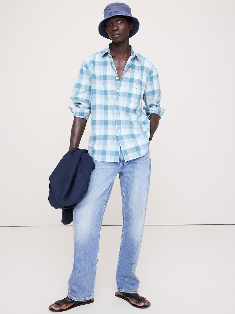 Relaxed-Fit Summerweight Cotton Shirt