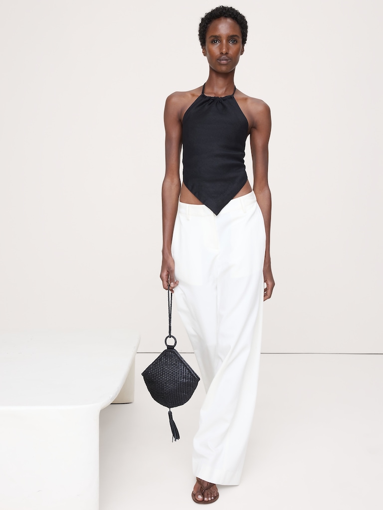 Esme Woven Leather Bag by Bembien