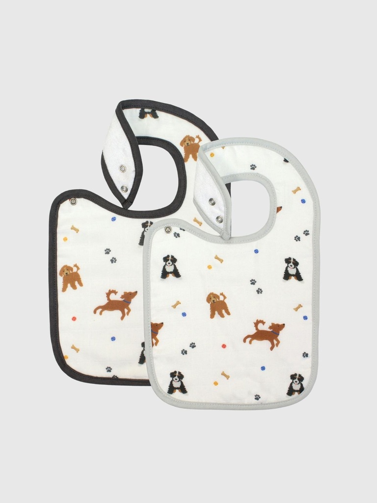 Bamboo Little Dogs Bib Set