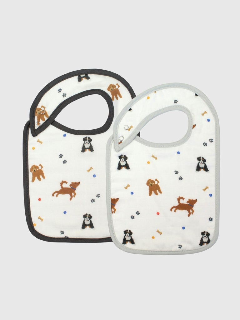 Bamboo Little Dogs Bib Set