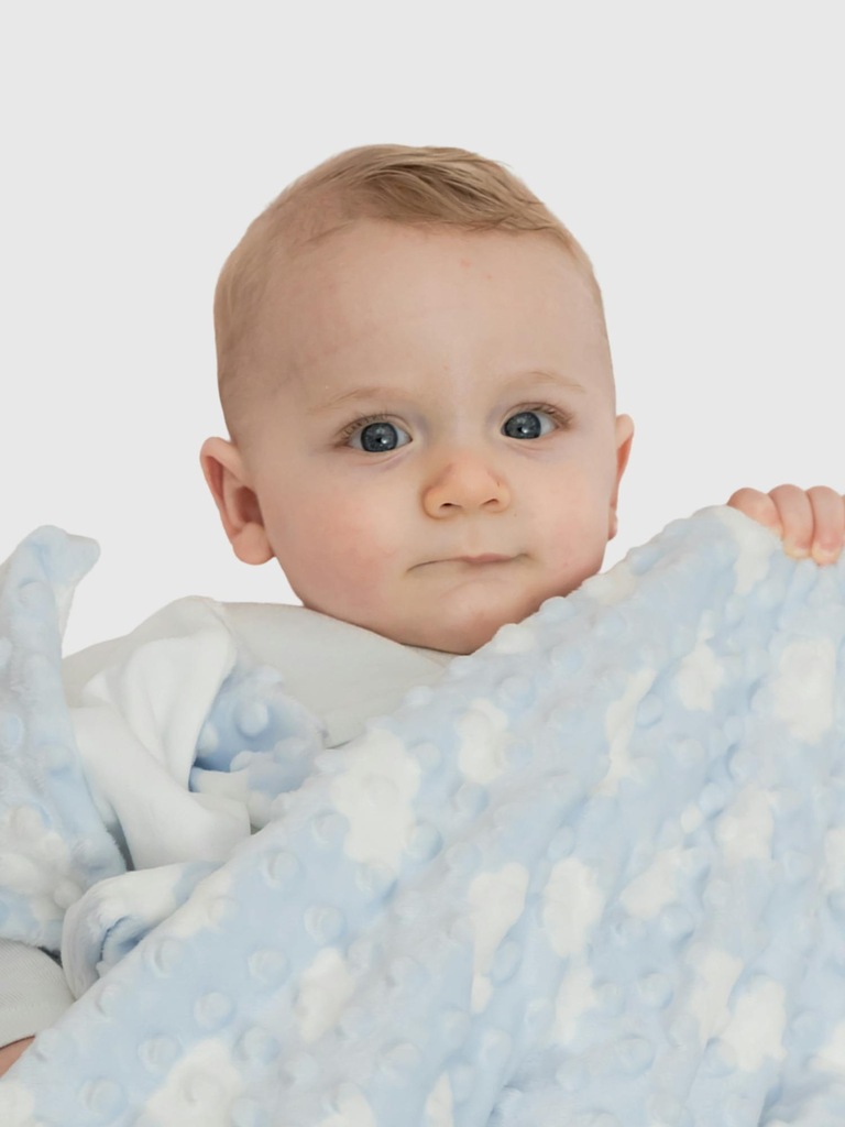 Bamboo Little Blue Cozy Cloud Blanket
