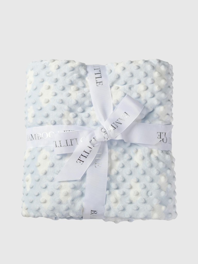 Bamboo Little Blue Cozy Cloud Blanket