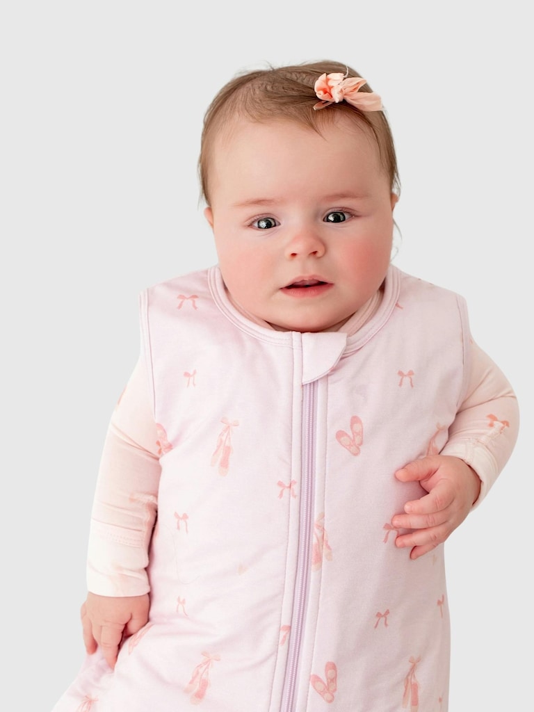 Bamboo Little Ballerina Sleep Sack 0 to 12 months