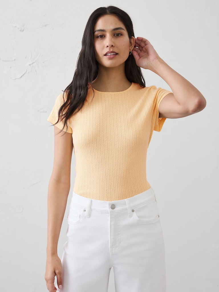 Pointelle Baby T-Shirt