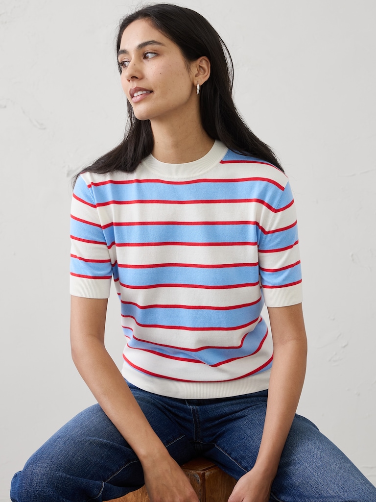 Striped Forever Sweater T-Shirt