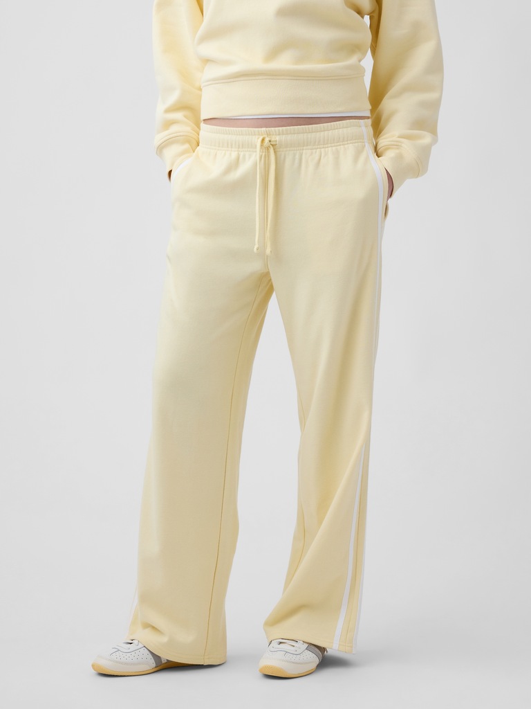 Relaxed French Terry Straight-Leg Sweatpants
