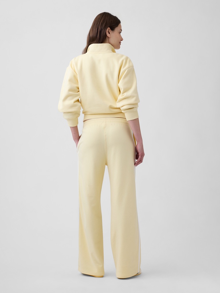 Relaxed French Terry Straight-Leg Sweatpants