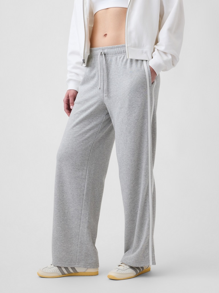 Relaxed French Terry Straight-Leg Sweatpants