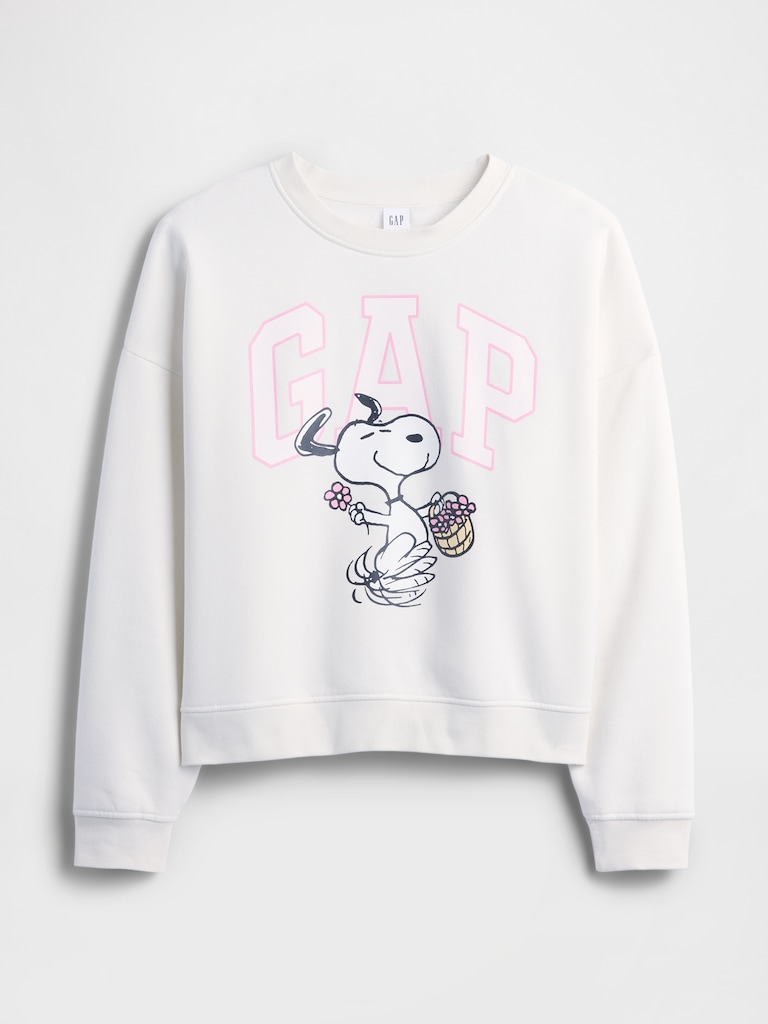 Peanuts Oversized Wedge Crewneck Sweatshirt