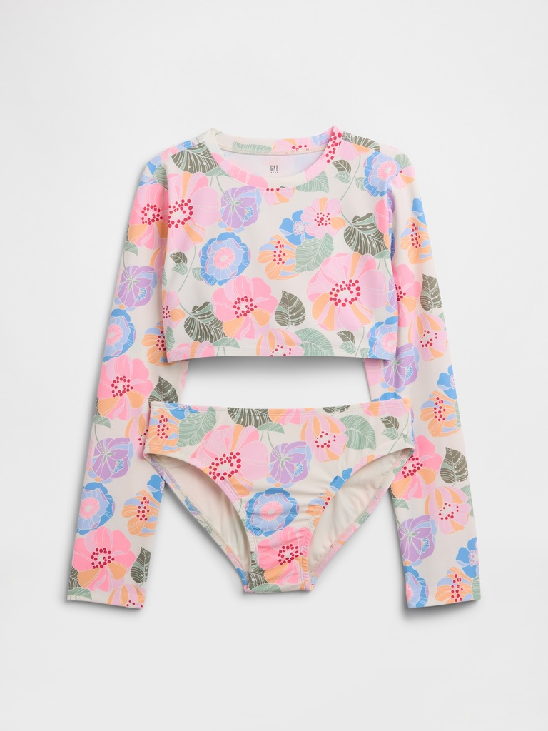 Kids Swim Print Two-Piece