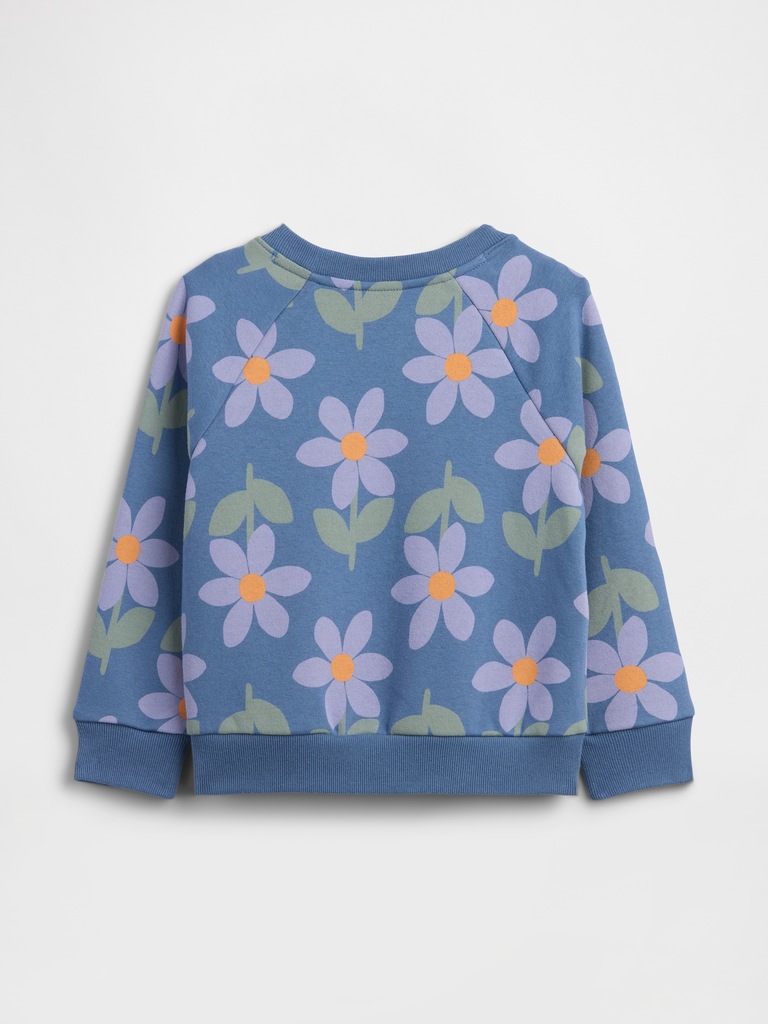 babyGap Print Crewneck Sweatshirt