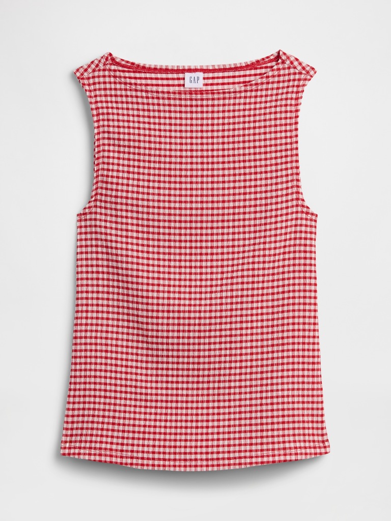 Boatneck Tank Top