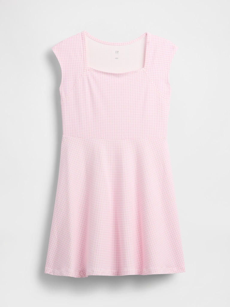 Kids Jersey Square-Neck Dress