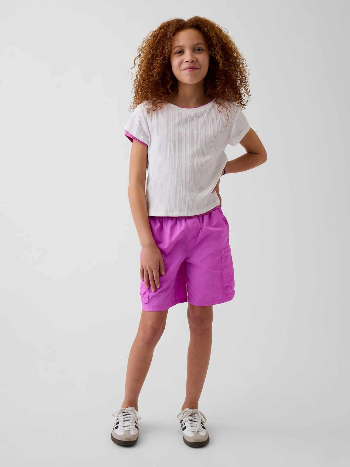 Kids Relaxed Quick-Dry Cargo Shorts