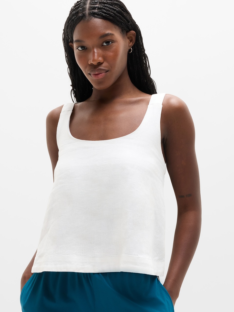 V-Neck Hardware One-Piece Swimsuit