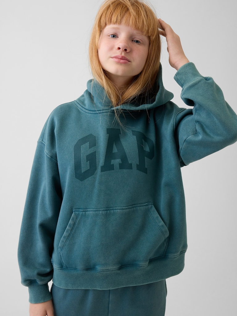 Kids VintageSoft Relaxed Logo Hoodie
