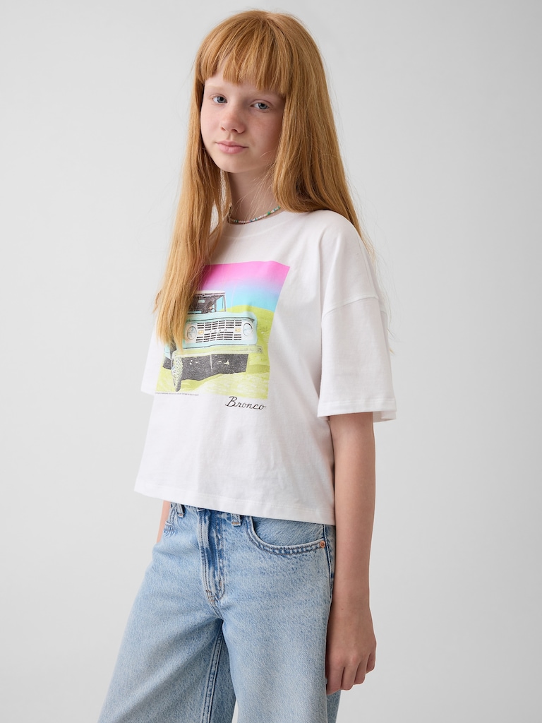 Kids Oversized Graphic T-Shirt