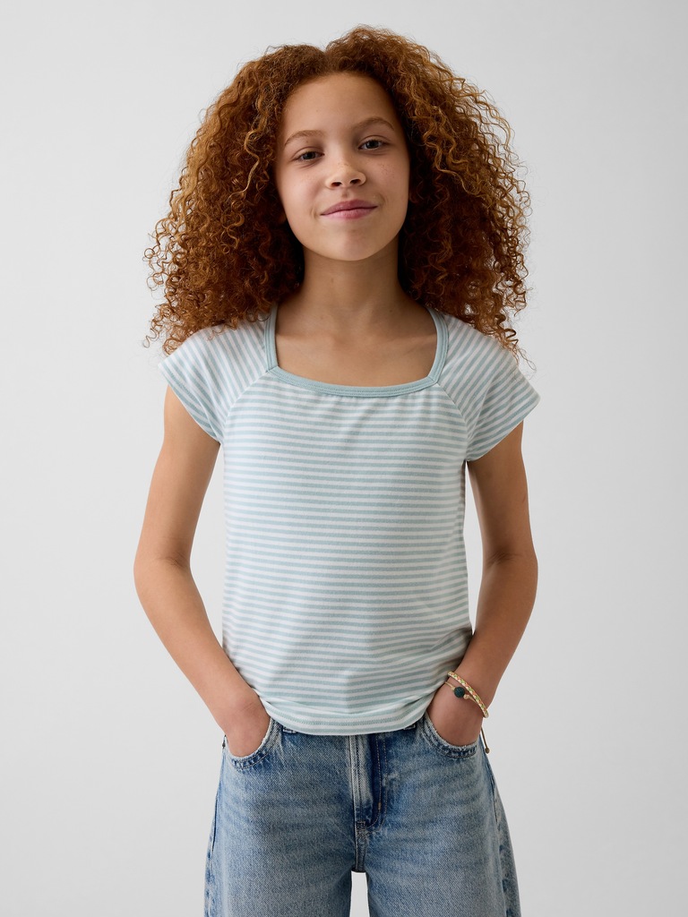 Kids Square-Neck T-Shirt