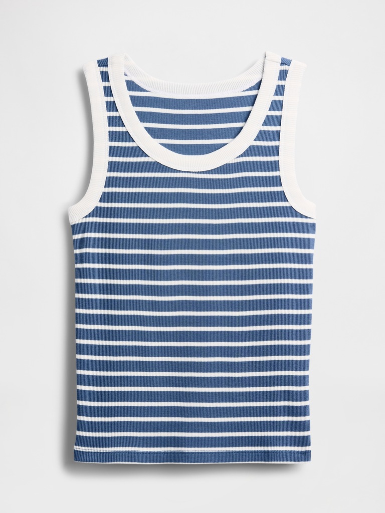 Kid Rib Scoop Tank Top