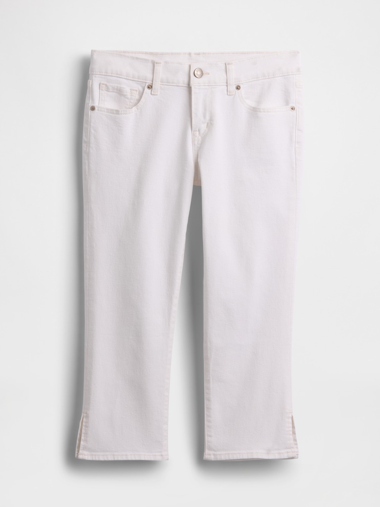 Low Rise Capri Jeans