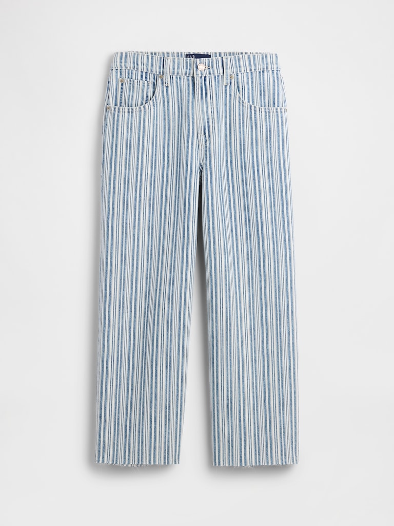Low Slung Relaxed Crop Jeans