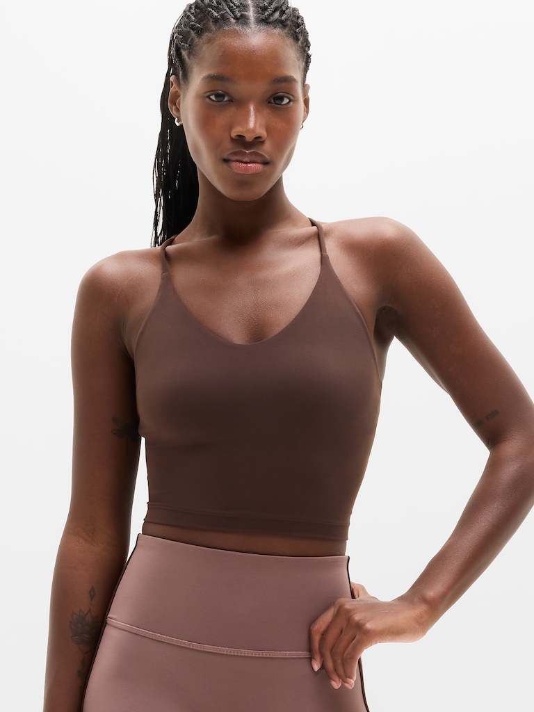 Transcend Thin Strap Crop Bra