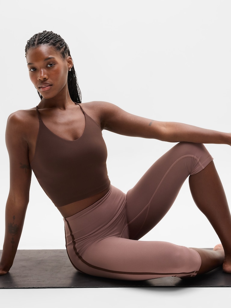 Transcend Thin Strap Crop Bra