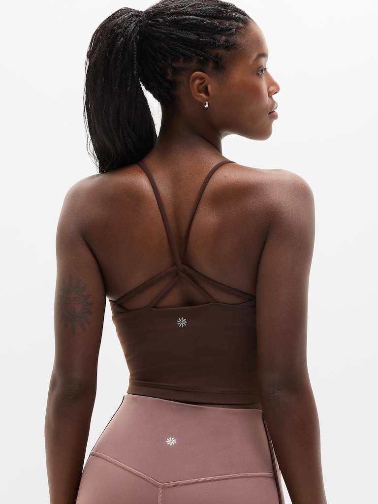 Transcend Thin Strap Crop Bra