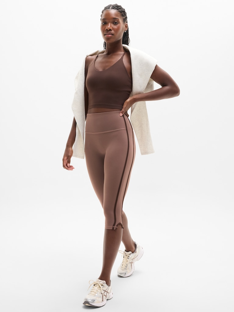 Elation Track Stripe Crop