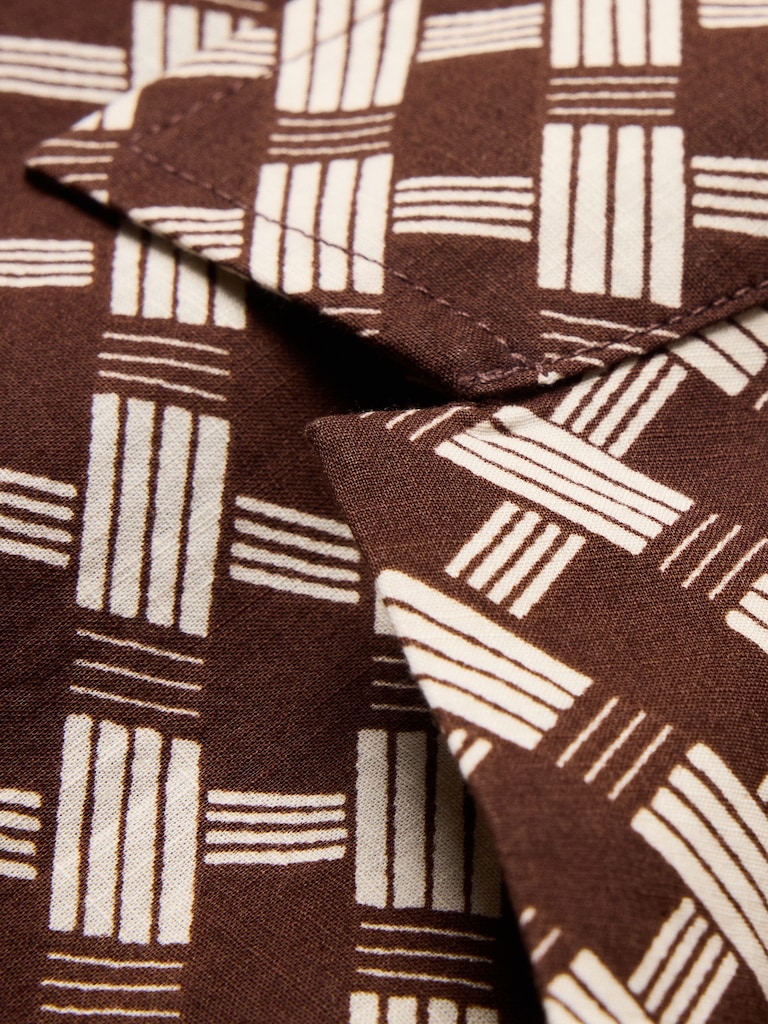 Relaxed-Fit Cotton Slub Resort Shirt