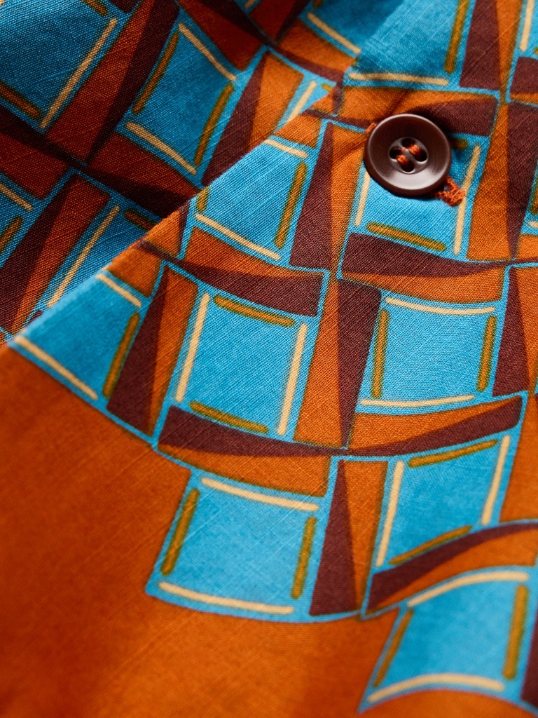 Relaxed-Fit Cotton Slub Resort Shirt