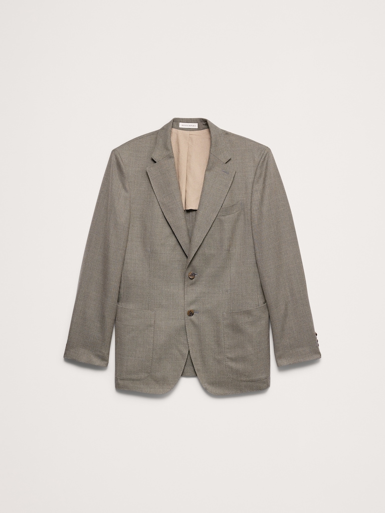 Italian Wool Ventile Suit Jacket
