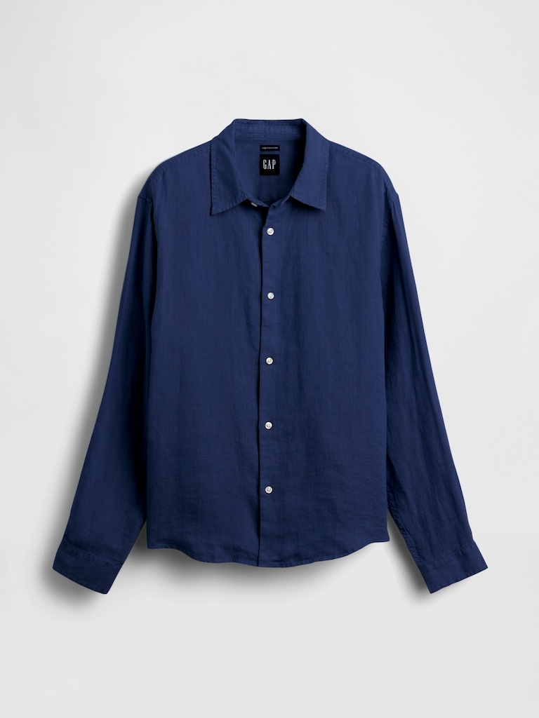100% Linen Relaxed Shirt