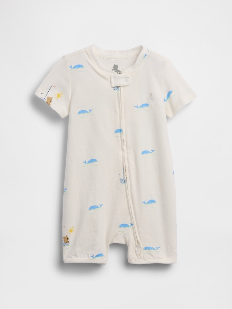 Baby First Favorites Organic Cotton Shorty One-Piece