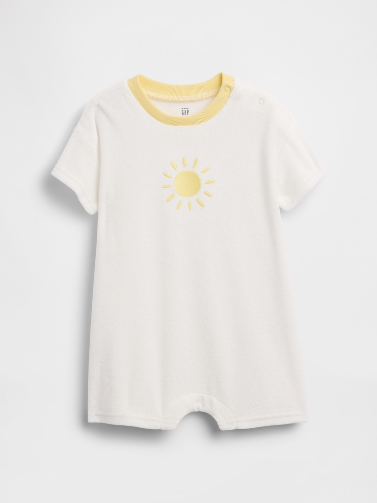 Baby French Terry Shorty One-Piece