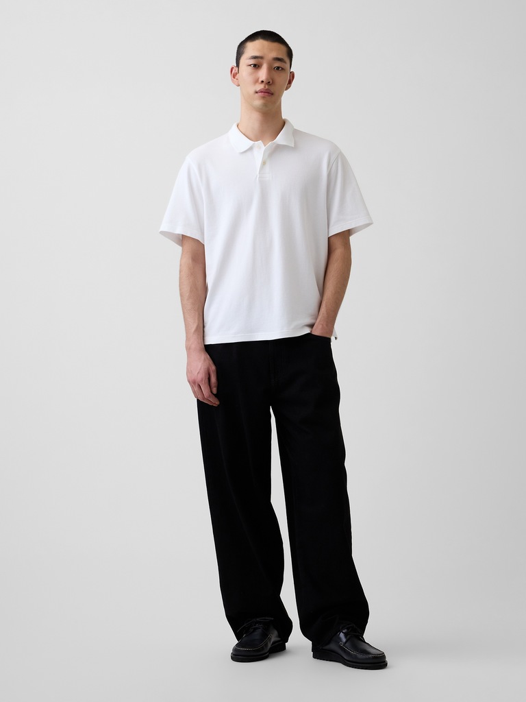 Relaxed Pique Polo