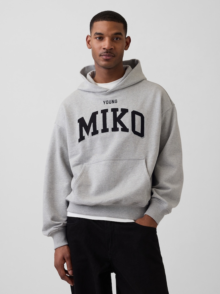 Young Miko Adult Heavyweight Logo Hoodie