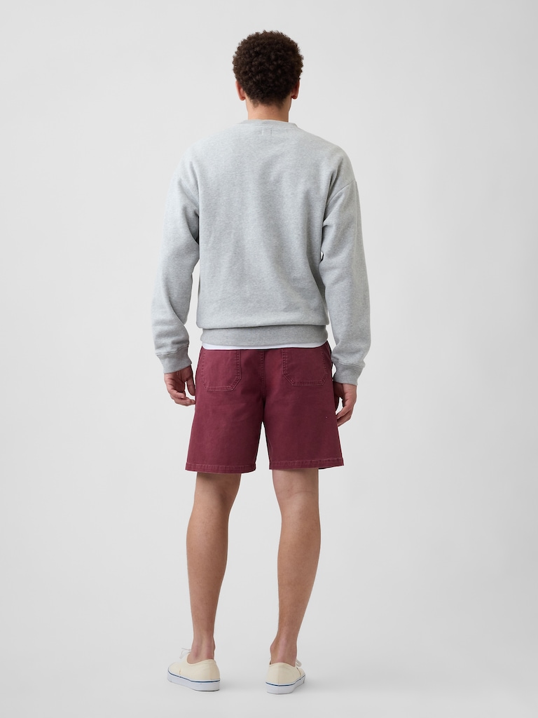7" Essential Pull-On Khaki Shorts