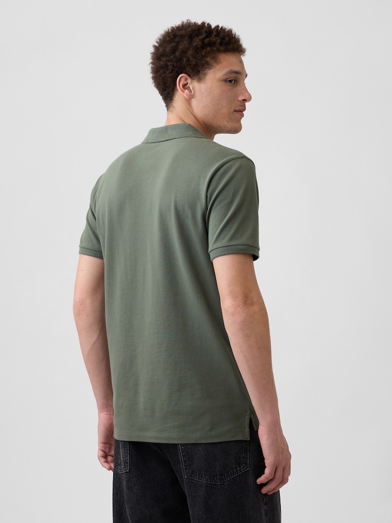 Stretch Pique Polo Shirt