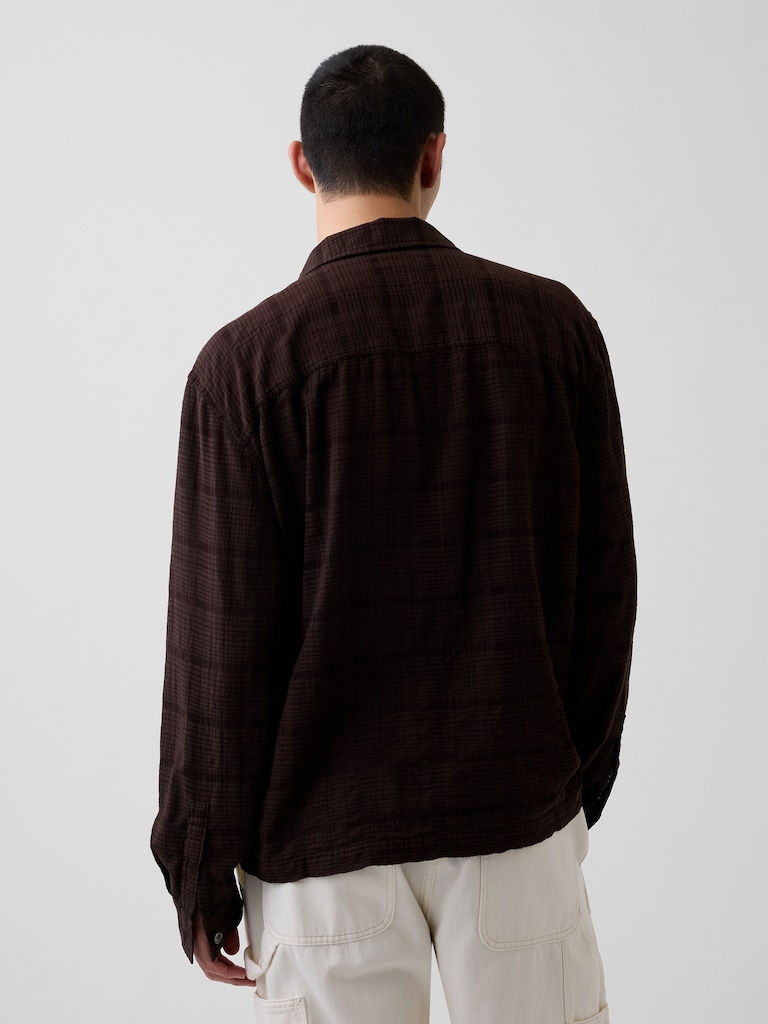 Relaxed Straight-Hem Shirt