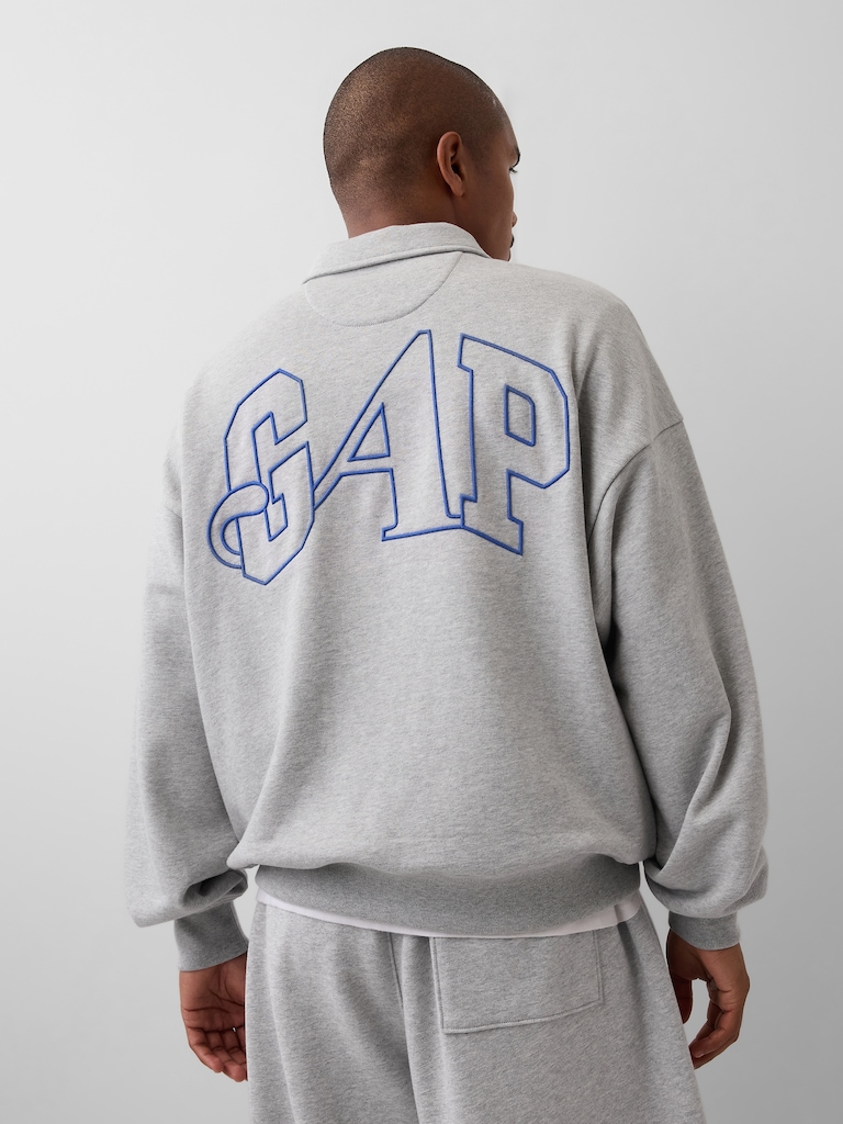 Gap × Awake NY Heavyweight Oversized Quarter-Zip Pullover