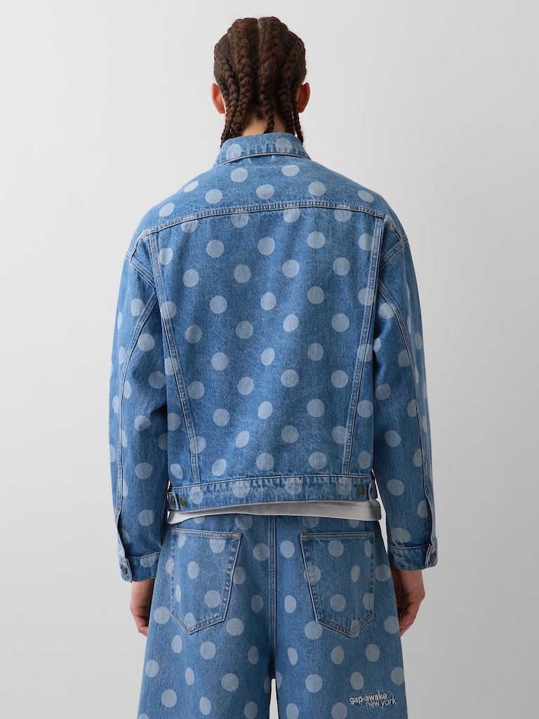 Gap × Awake NY Oversized Dotted Icon Denim Jacket