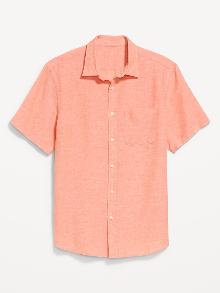 Classic Fit Everyday Linen-Blend Shirt