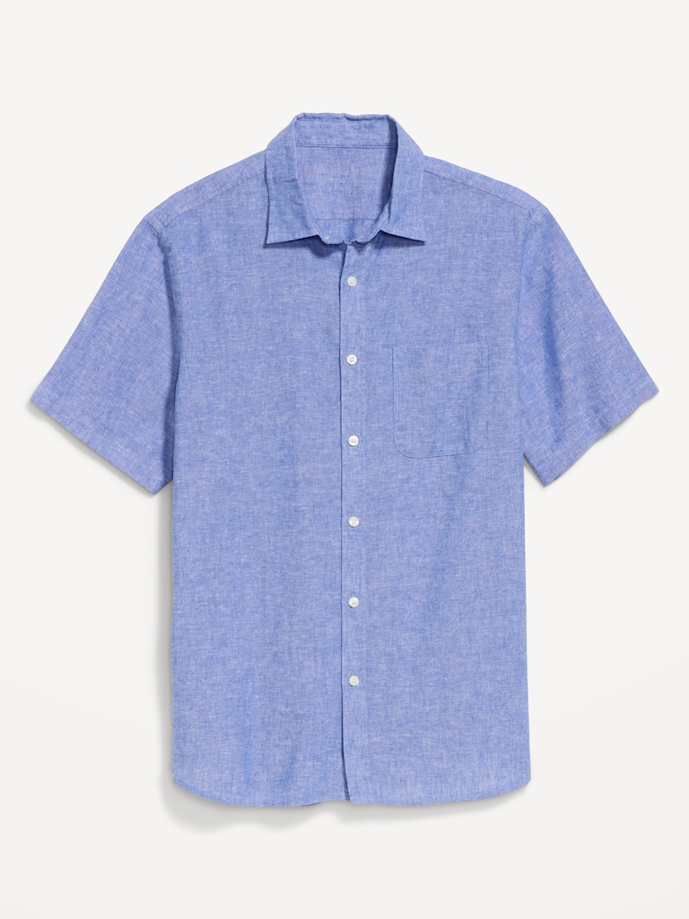 Classic Fit Everyday Linen-Blend Shirt