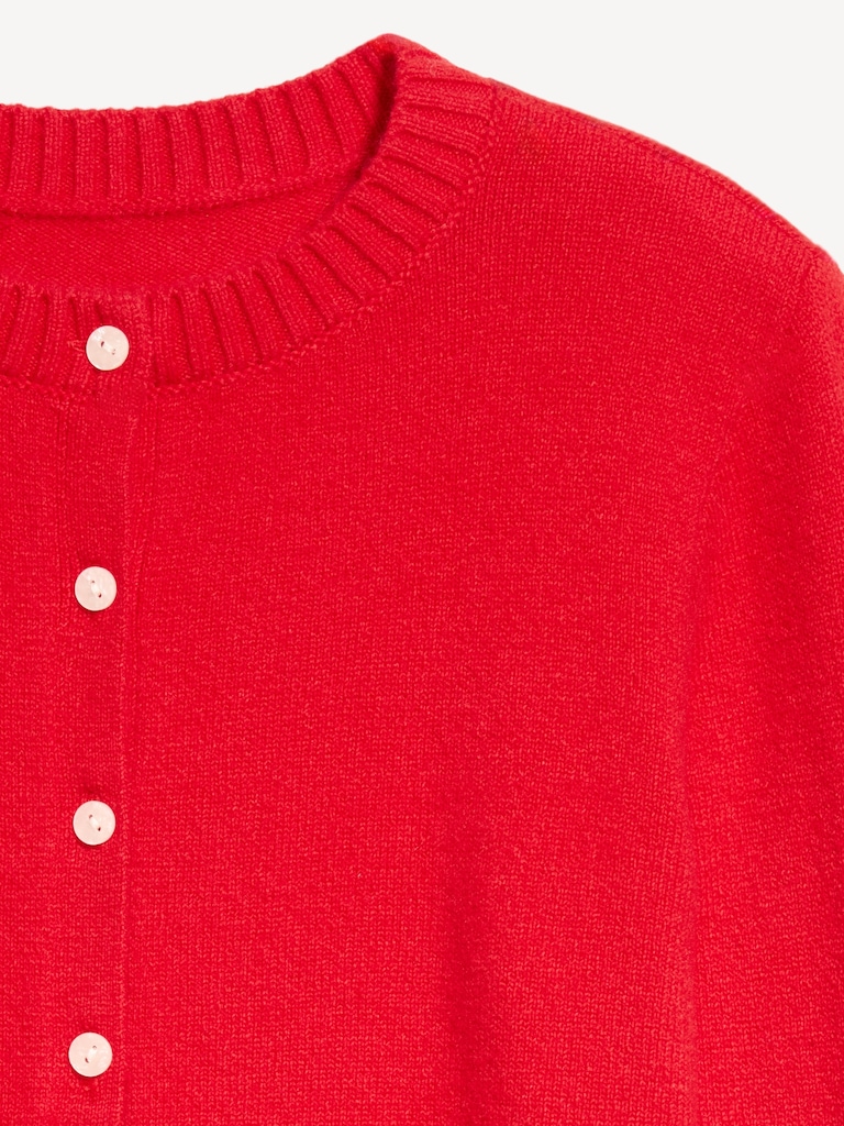 SoSoft Lite Cropped Crew-Neck Cardigan