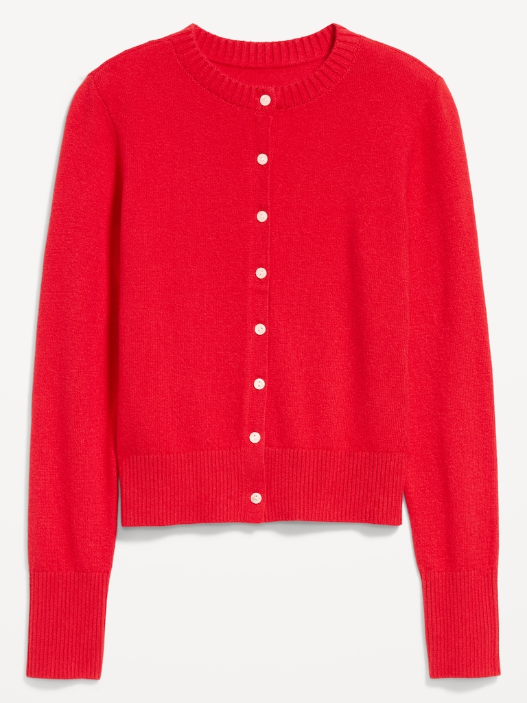 SoSoft Lite Cropped Crew-Neck Cardigan