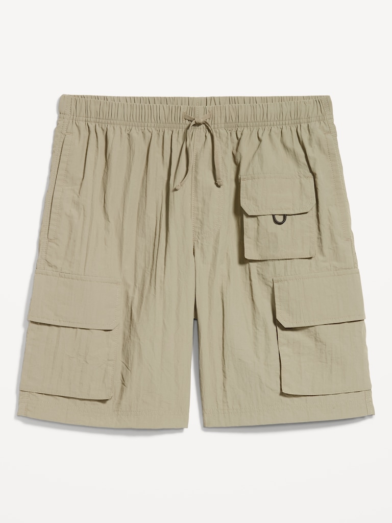 Baggy Cargo Shorts -- 8-inch inseam