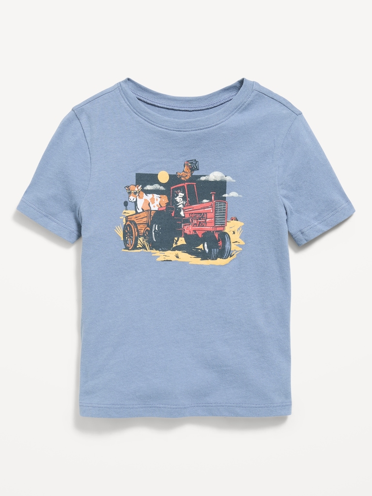 T-shirt à imprimé à manches courtes pour tout-petit